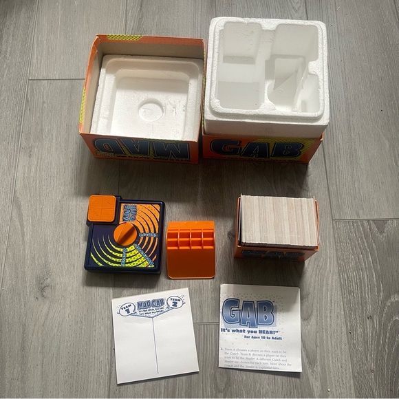 Mad Gab Original Classic Vintage Card Game 1995 MADGAB - Picture 2 of 5